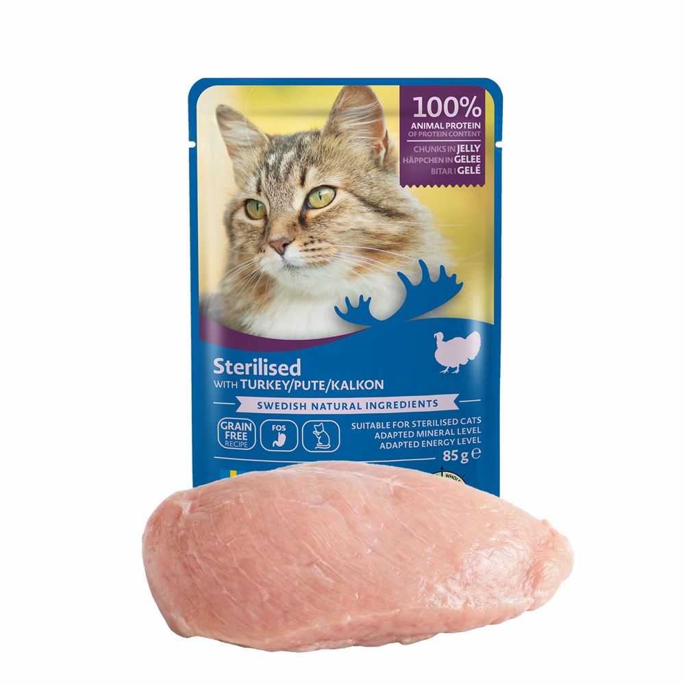 Karma BOZITA Sterilised kot 85g indyk w galarecie